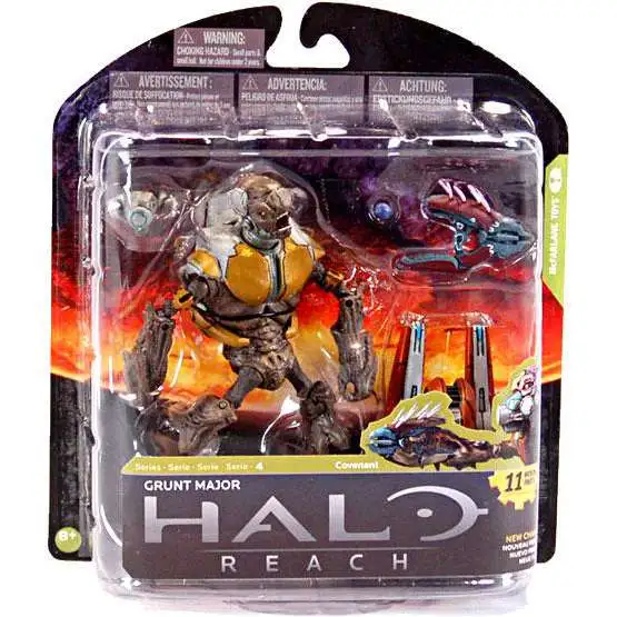 McFarlane Toys Halo Reach Series 4 Grunt Major Action Figure - ToyWiz