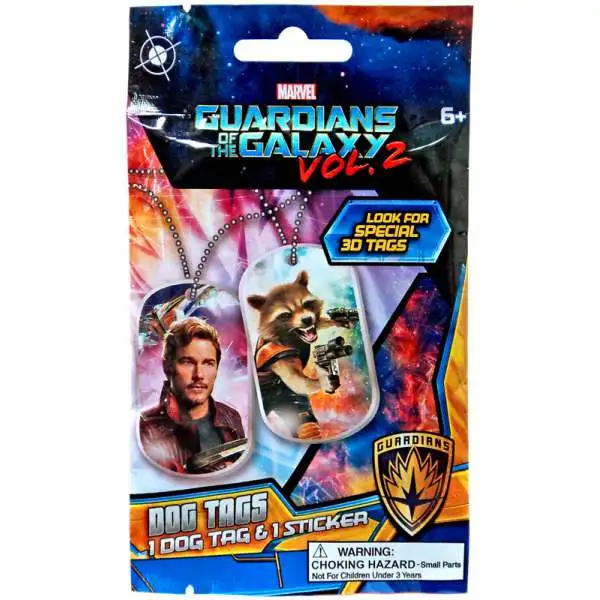 Marvel Guardians of the Galaxy Vol. 2 Dog Tags Mystery Pack