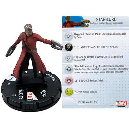 Marvel HeroClix Guardians of the Galaxy Star-Lord #001