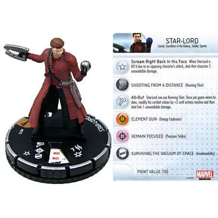 Marvel HeroClix Guardians of the Galaxy Star-Lord #017