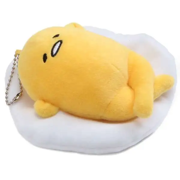 Sanrio Gudetama Plush Keychain [Laying Down]