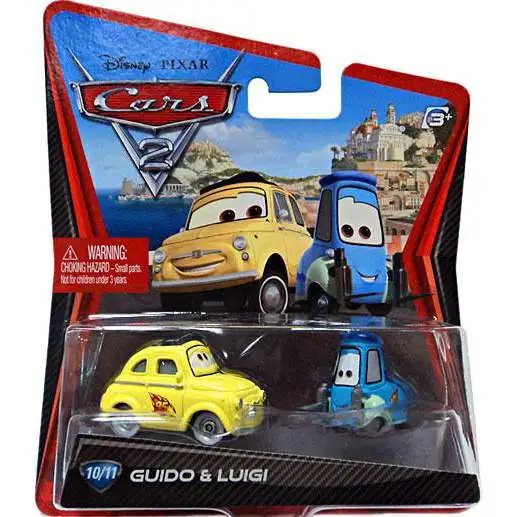 Disney / Pixar Cars Cars 2 Main Series Guido & Luigi Diecast Car