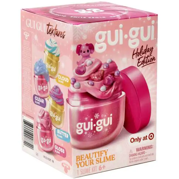 Gui-Gui HOLIDAY EDITION Slime PINK Gloss Exclusive Pack [Beautify Your Slime!]