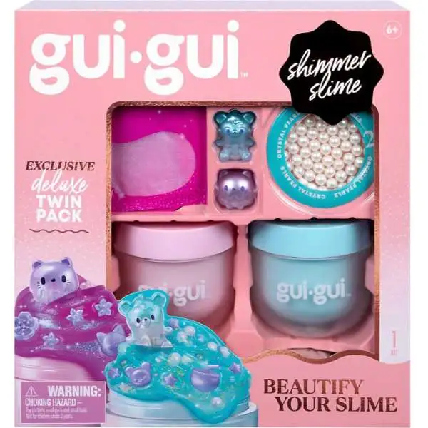 Gui-Gui Shimmer Slime Deluxe Set Exclusive Twin Pack [The Most Beautiful Slime Ever!]