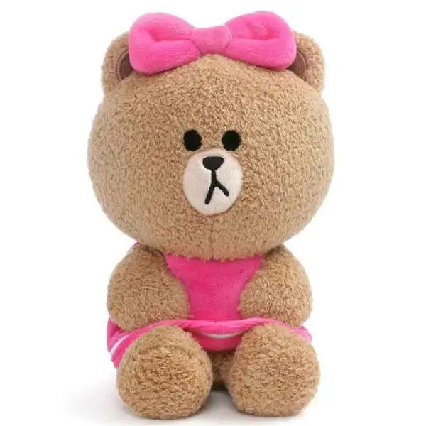 Line Friends Choco 7-Inch Plush [Seated]