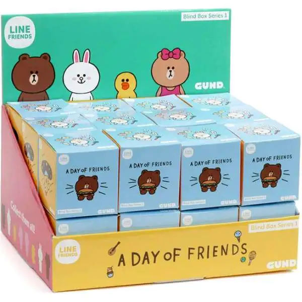 Series 1 Line Friends Plush Mystery Box [24 Packs]