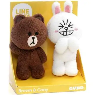 Line Friends Brown & Cony Plush 2-Pack Set