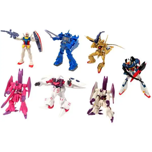 Gundam Gashapan DX4 Set of 7 Mini Figures #40