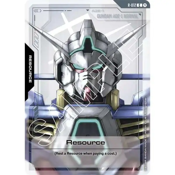 Gundam Trading Card Game Phantom Aria Single Card Common Resource