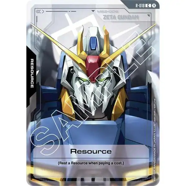 Gundam Trading Card Game Dual Impact Single Card Common Resource R