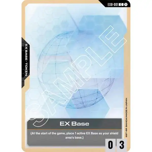 Gundam Trading Card Game Newtype Rising Common EX Base EXB-001