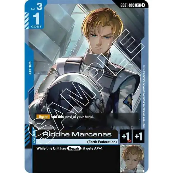 Gundam Trading Card Game Newtype Rising Single Card Common Riddhe
