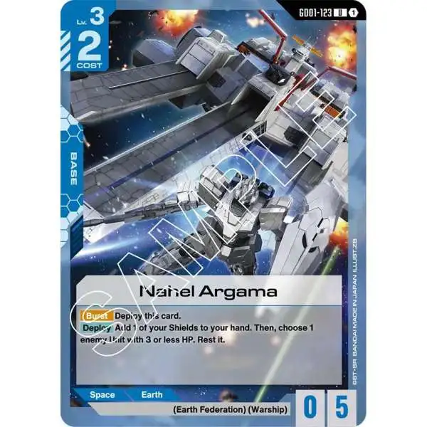 Gundam Trading Card Game Newtype Rising Single Card Uncommon Nahel