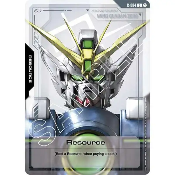 Gundam Trading Card Game Newtype Rising Common Resource R-004