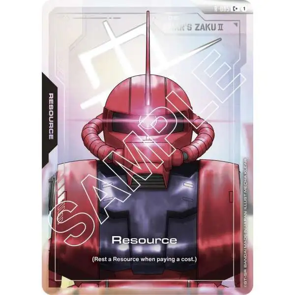 Gundam Trading Card Game Newtype Rising Common+ Resource R-005