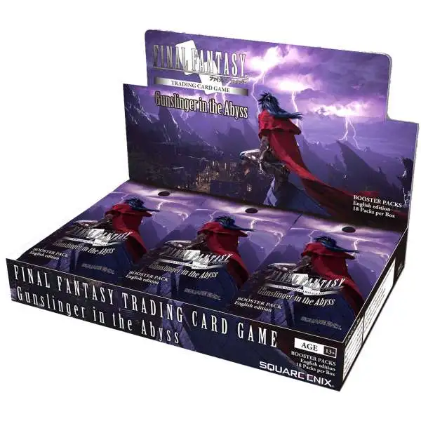 Final Fantasy Trading Card Game Gunslinger in the Abyss Booster Box [18 Packs]