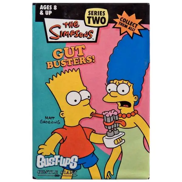 The Simpsons Gut Busters Series 2 Bust Ups Bart & Marge Figure
