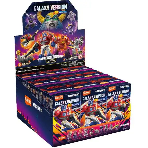 Transformers Galaxy Version 08 One Shall Fall Mystery Box GV08 [9 Packs]