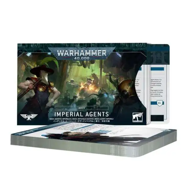Warhammer 40,000 10th Edition: Imperial Agents Index Cards [Sealed]