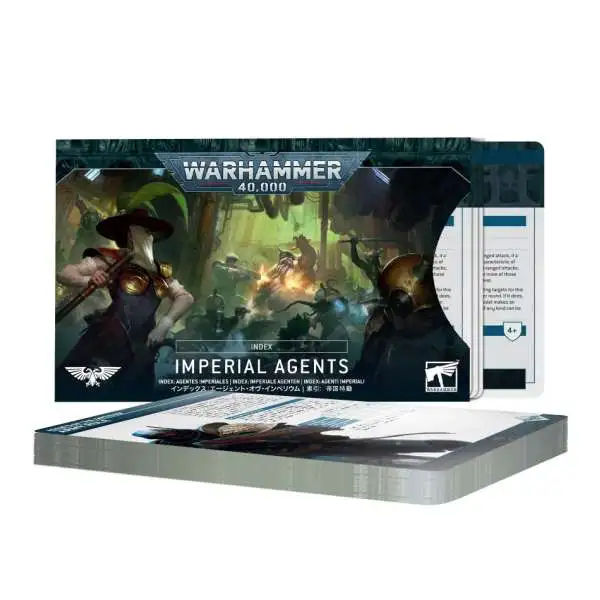 Warhammer 40,000 10th Edition Imperial Agents Index Cards [Sealed]