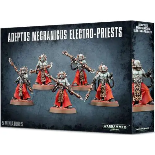 Warhammer 40,000 Cult Mechanicus Adeptus Mechanicus Corpuscarii / Fulgurite Electro-Priests Miniatures