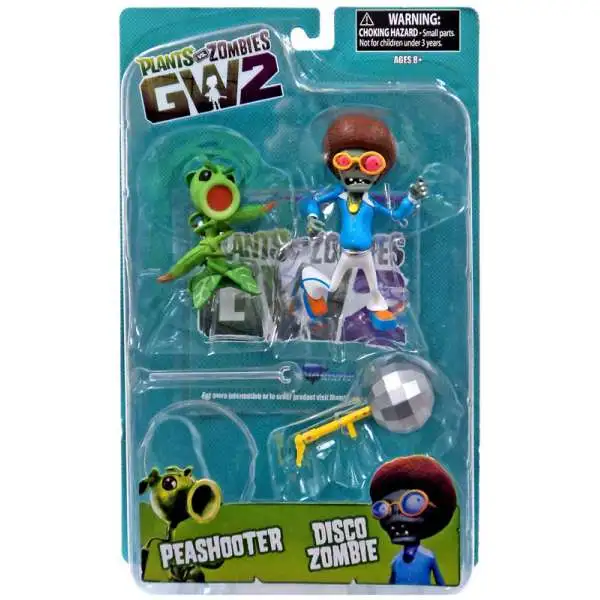 Plants vs. Zombies Garden Warfare 2 Peashooter vs. Disco Zombie Action Figure