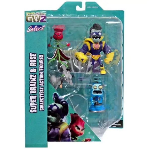 Plants vs. Zombies Garden Warfare 2 Select Series 1 Rose vs. Captain Brainz Action Figure