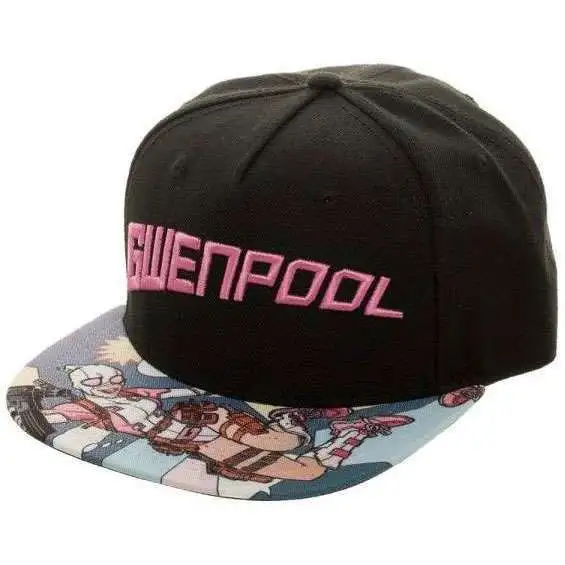 Marvel Gwenpool Sublimated Snapback Cap Apparel