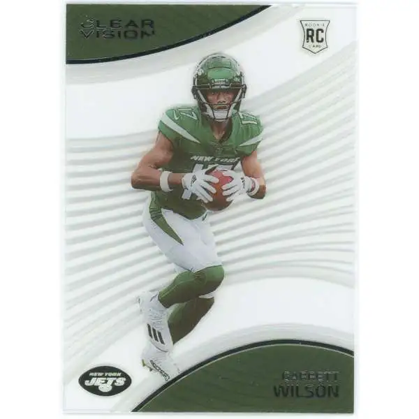 NFL 2022 Panini Chronicles Clear Vision Garrett Wilson CVR-7 [Rookie]