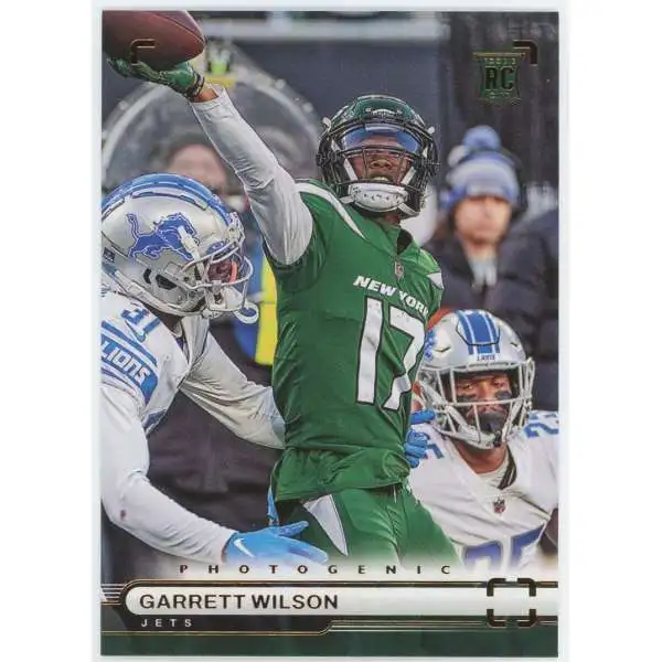 NFL 2022 Panini Chronicles Photogenic Football Bronze Garrett Wilson PH-38 [Rookie]