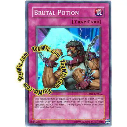YuGiOh GX Trading Card Game The Beginning of Destiny Super Rare Brutal Potion GX05-EN003