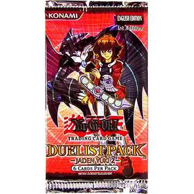 YuGiOh Trading Card Game Duelist Pack Jaden Yuki 2 Booster Pack [6 Cards]