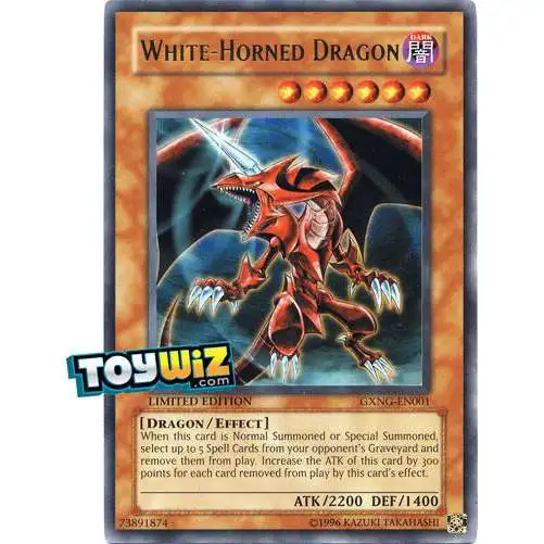 YuGiOh Trading Card Game Next Generation Special Pack Ultra Rare White-Horned Dragon GXNG-EN001