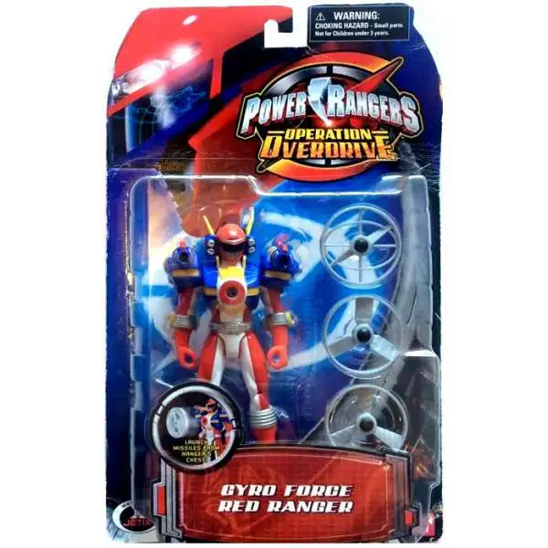 Power Rangers Operation Overdrive Gyro Force Red Ranger Action Figure