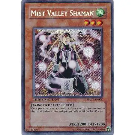 YuGiOh Hidden Arsenal 1 Secret Rare Shaman of Mist Valley HA01-EN005