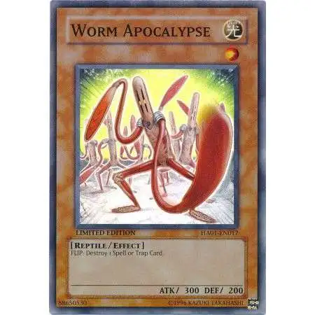 YuGiOh Hidden Arsenal 1 Super Rare Worm Apocalypse HA01-EN017