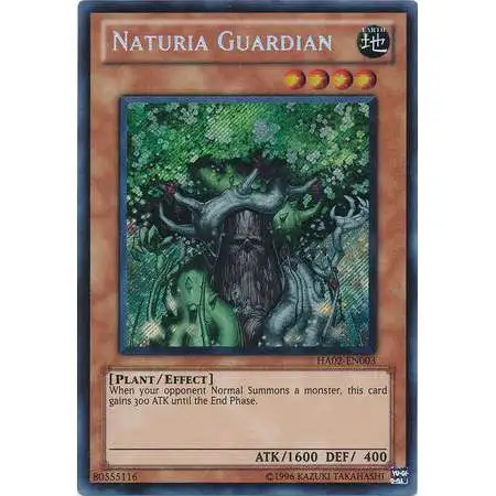 YuGiOh YuGiOh 5D's Hidden Arsenal 2 Secret Rare Naturia Guardian HA02-EN003