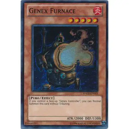 YuGiOh YuGiOh 5D's Hidden Arsenal 2 Super Rare Genex Furnace HA02-EN005