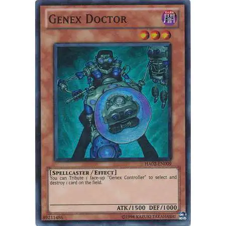 YuGiOh YuGiOh 5D's Hidden Arsenal 2 Super Rare Genex Doctor HA02-EN009