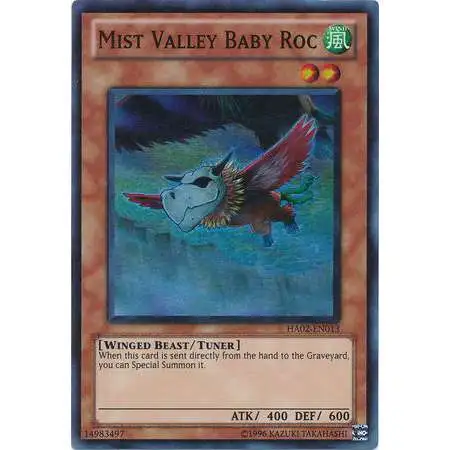 YuGiOh YuGiOh 5D's Hidden Arsenal 2 Super Rare Mist Valley Baby Roc HA02-EN013