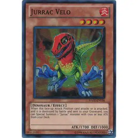 YuGiOh YuGiOh 5D's Hidden Arsenal 2 Super Rare Jurrac Velo HA02-EN036