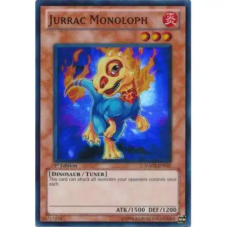 YuGiOh YuGiOh 5D's Hidden Arsenal 2 Super Rare Jurrac Monoloph HA02-EN037