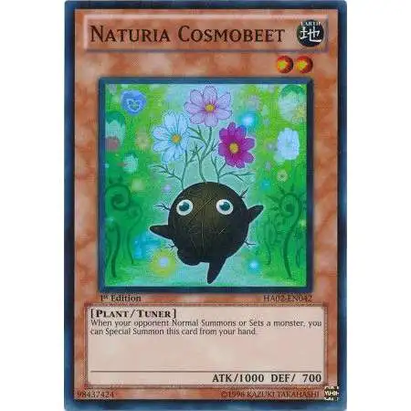YuGiOh YuGiOh 5D's Hidden Arsenal 2 Super Rare Naturia Cosmobeet HA02-EN042