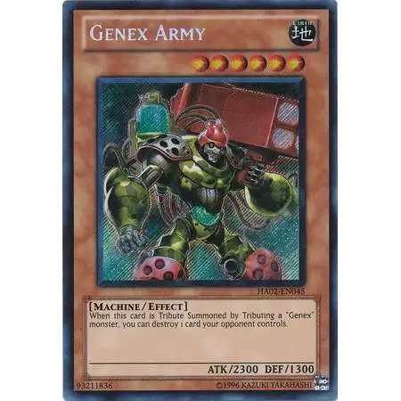 YuGiOh YuGiOh 5D's Hidden Arsenal 2 Secret Rare Genex Army HA02-EN045