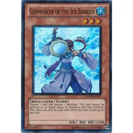 YuGiOh YuGiOh 5D's Hidden Arsenal 2 Super Rare Geomancer of the Ice Barrier HA02-EN047