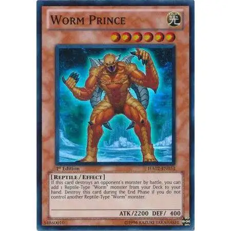 YuGiOh YuGiOh 5D's Hidden Arsenal 2 Super Rare Worm Prince HA02-EN053