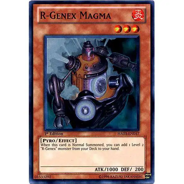 YuGiOh YuGiOh 5D's Hidden Arsenal 3 Super Rare R-Genex Magma HA03-EN017