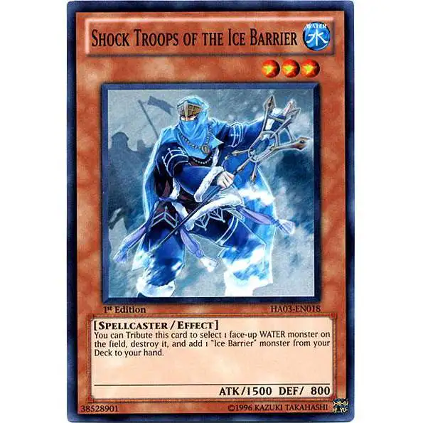 YuGiOh YuGiOh 5D's Hidden Arsenal 3 Super Rare Shock Troops of the Ice Barrier HA03-EN018
