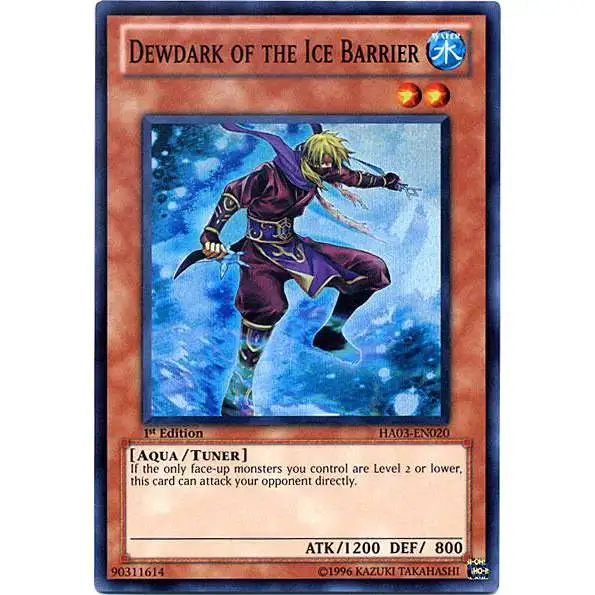 YuGiOh YuGiOh 5D's Hidden Arsenal 3 Super Rare Dewdark of the Ice Barrier HA03-EN020