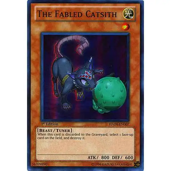 YuGiOh Hidden Arsenal 4: Trishula's Triumph Super Rare The Fabled Catsith HA04-EN007